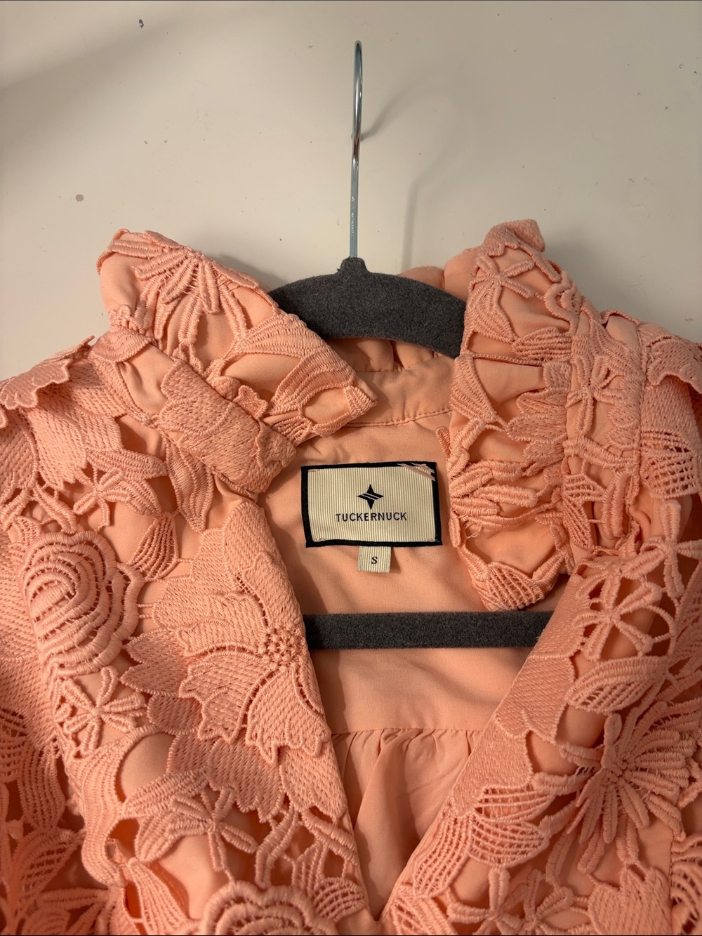 Tuckernuck Pink Lace Overlay Dress - Picture 2 of 8